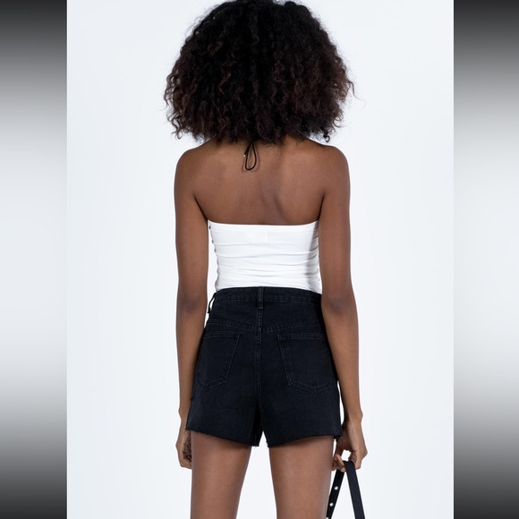 Estrella Denim Shorts Black - Picture 4 of 9